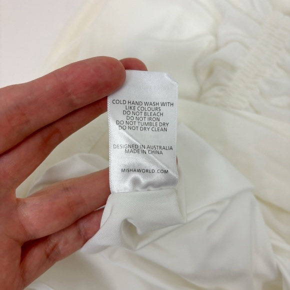 MISHA Esperanza Dress in Ivory Size 2 - Picture 8 of 12